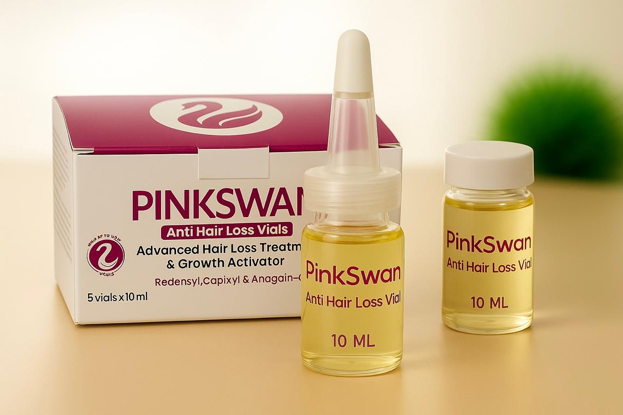 PINKSWAN ANTI-HAIR LOSS AMPOULES  5 Ampoules × 10 mL / pack